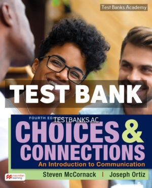 Choices & Connections 4th McCornack Test Bank