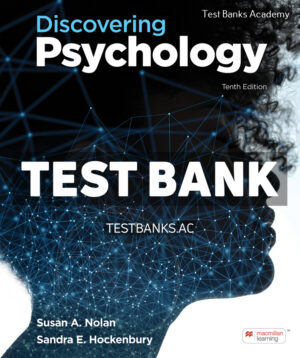 Discovering Psychology 10th Nolan Test Bank
