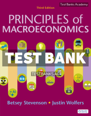 Principles of Macroeconomics 3rd Stevenson Test Bank