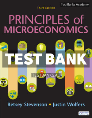 Principles of Microeconomics 3rd Stevenson Test Bank