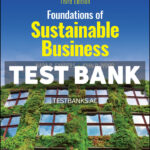 Foundations of Sustainable Business 3rd Sanders Test Bank