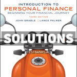 Introduction to Personal Finance 3rd Grable Solutions Manual