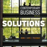 Contemporary Business 20th Boone Solutions Manual
