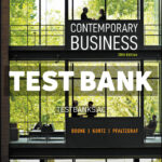 Contemporary Business 20th Boone Test Bank