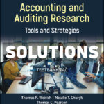 Accounting and Auditing Research 11th Weirich Solutions Manual
