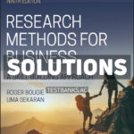 Research Methods for Business 9th Bougie Solutions Manual