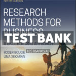Research Methods for Business 9th Bougie Test Bank