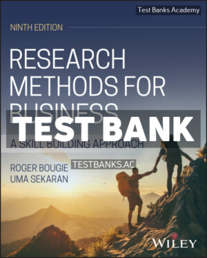 Research Methods for Business 9th Bougie Test Bank