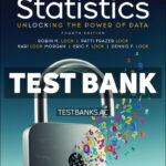Statistics - Unlocking the Power of Data 4th Lock Test Bank