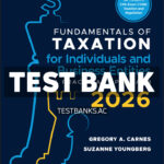 Fundamentals of Taxation for Individuals and Business Entities 2026 3rd Carnes Test Bank