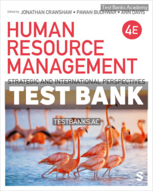 Human Resource Management 4th Crawshaw Test Bank