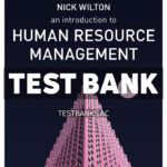 Introduction to Human Resource Management 6th Wilton Test Bank