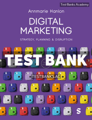 Digital Marketing 3rd Hanlon Test Bank