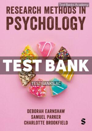 Research Methods in Psychology 1st Earnshaw Test Bank