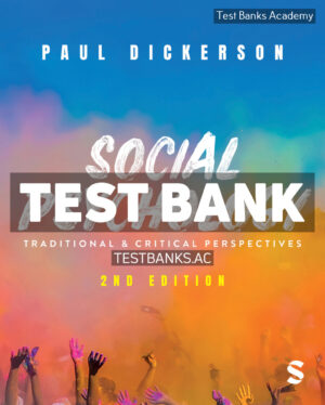 Social Psychology 2nd Dickerson Test Bank