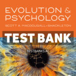 Evolution and Psychology 1st Macdougall-Shackleton Test Bank