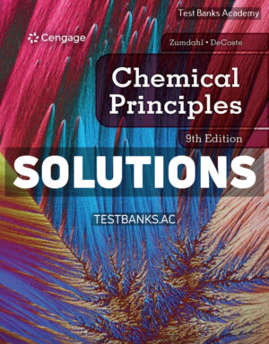 Chemical Principles 9th Zumdahl Solutions Manual