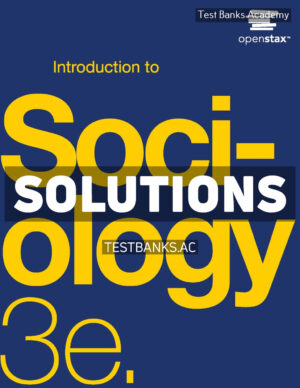 Introduction to Sociology 3rd Conerly Solutions Manual