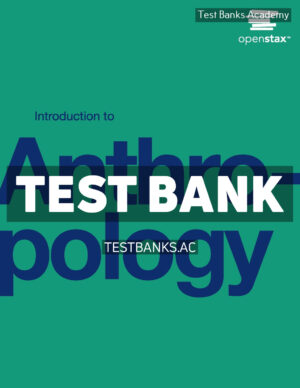 Introduction to Anthropology 1st Hasty Test Bank