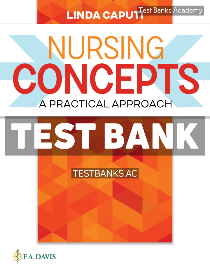 9781719645645-TEST-BANK Nursing Concepts 1st Caputi Test Bank