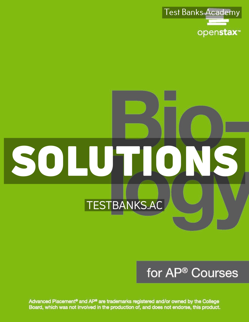 9781947172401-SOLUTIONS Biology for AP Courses 1st Zedalis Solutions Manual