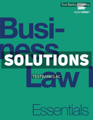 Business Law I Essentials 1st Valbrune Solutions Manual