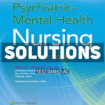 Psychiatric Mental Health Nursing 10th Videbeck Solutions Manual