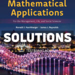 Mathematical Applications for the Management Life and Social Sciences 13th Harshbarger Solutions Manual