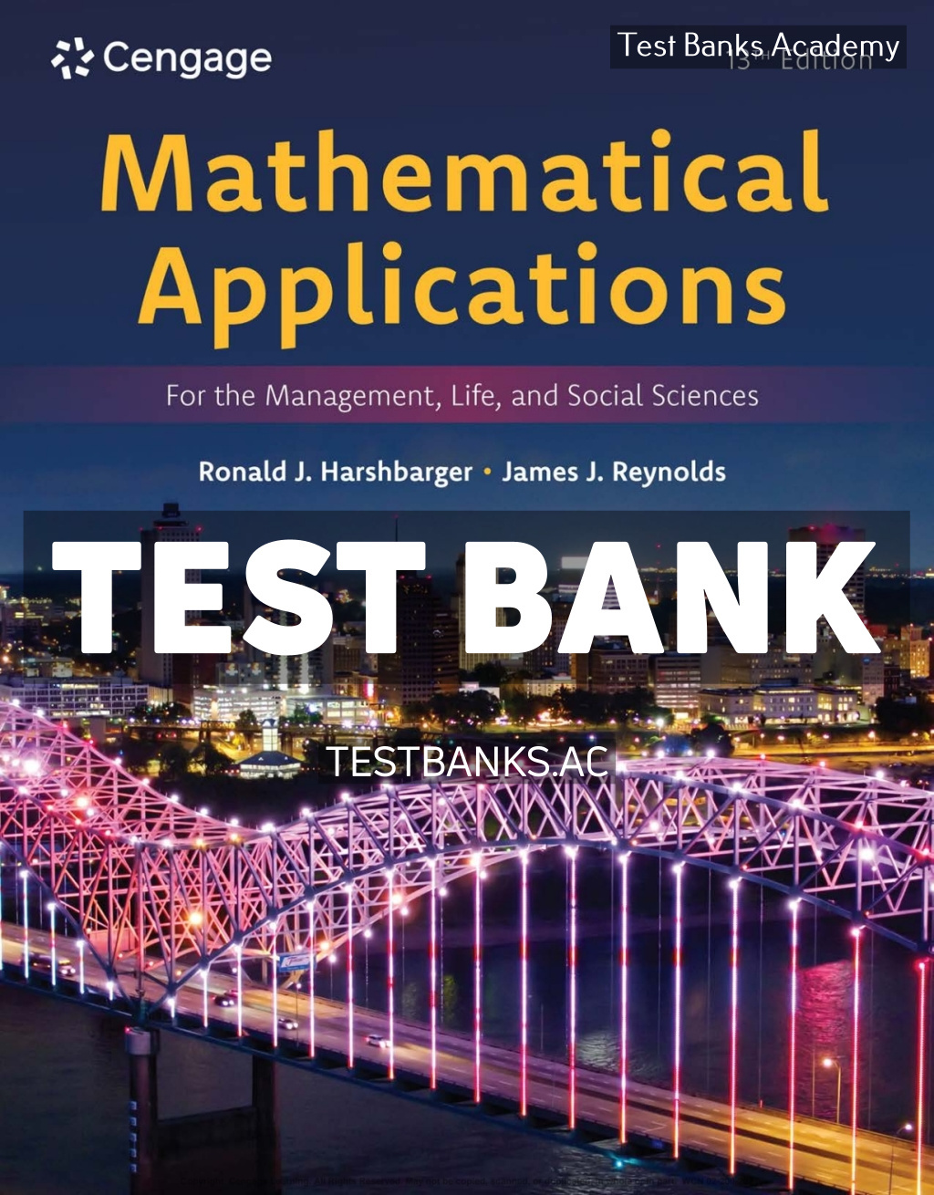 9798214012933-TEST-BANK Mathematical Applications for the Management Life and Social Sciences 13th Harshbarger Test Bank