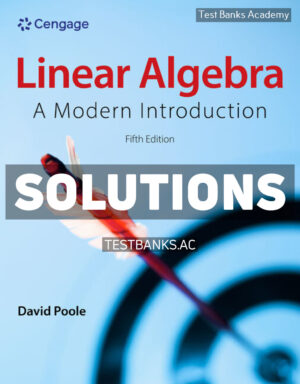 Linear Algebra - A Modern Introduction 5th Poole Solutions Manual