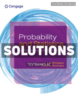 Probability and Statistics for Engineering and the Sciences 10th Ellingson Solutions Manual