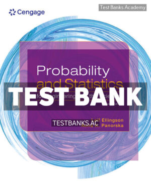 Probability and Statistics for Engineering and the Sciences 10th Ellingson Test Bank