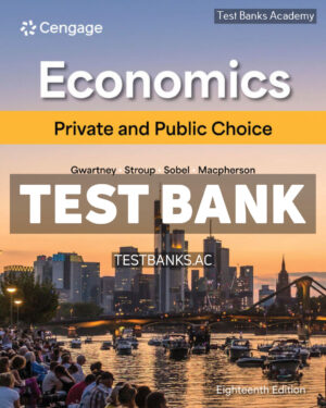 Economics - Private and Public Choice 18th Gwartney Test Bank