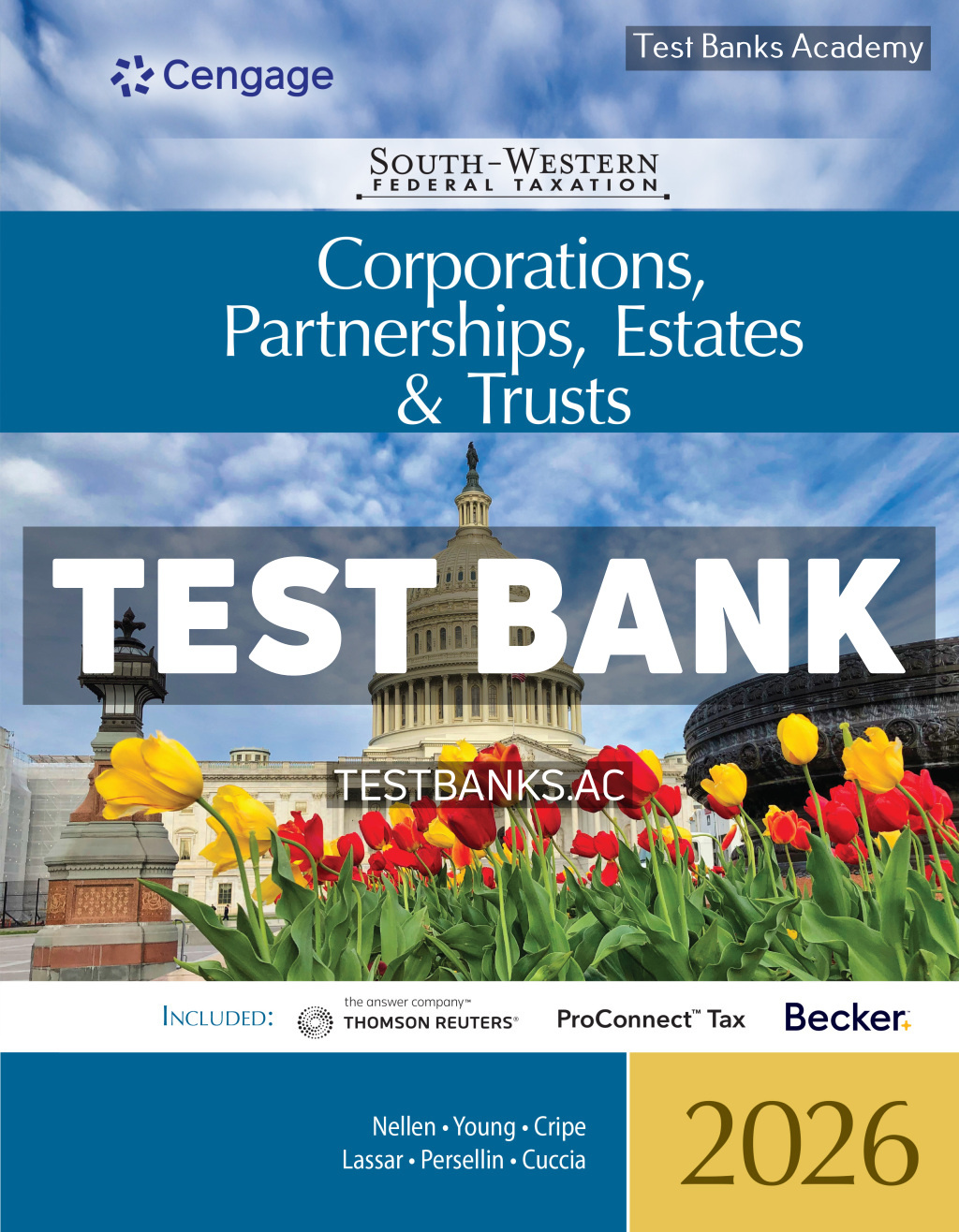9798214044033-TEST-BANK South - Western Federal Taxation 2026 - Corporations Partnerships Estates and Trusts 49th Nellen Test Bank