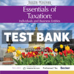 South - Western Federal Taxation 2026 - Essentials of Taxation - Individuals and Business Entities 29th Nellen Test Bank