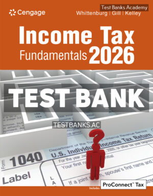 Income Tax Fundamentals 2026 44th Whittenburg Test Bank