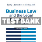 Business Law and the Legal Environment Standard Edition 10th Beatty Test Bank