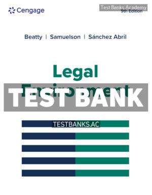 Legal Environment 9th Beatty Test Bank
