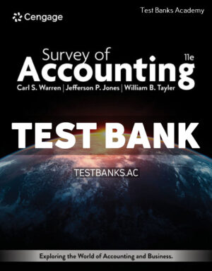 Survey of Accounting 11th Warren Test Bank