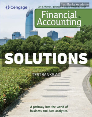 Financial Accounting 18th Warren Solutions Manual