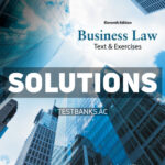 Business Law - Text & Exercises 11th Miller Solutions Manual