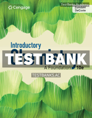 Introductory Chemistry - A Foundation 10th Zumdahl Test Bank
