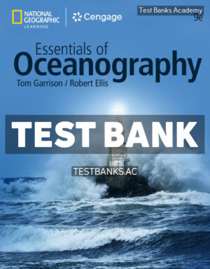Essentials of Oceanography 9th Garrison Test Bank