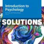 Introduction to Psychology v5 1st Frantz Solutions Manual