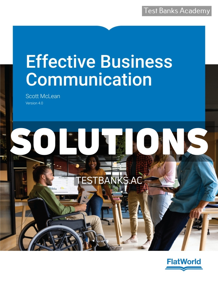 9798887944029-SOLUTIONS Effective Business Communication v4 1st McLean Solutions Manual
