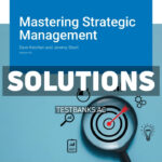 Mastering Strategic Management v4 1st Ketchen Solutions Manual