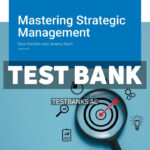 Mastering Strategic Management v4 1st Ketchen Test Bank