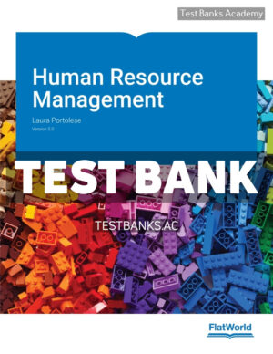 Human Resource Management v5 1st Portolese Test Bank