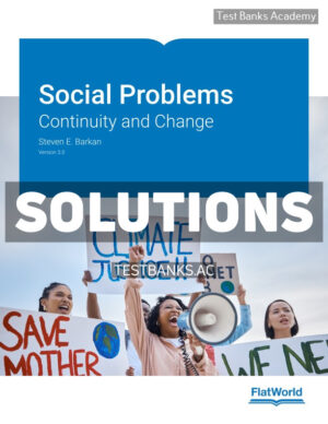 Social Problems v3 1st Barkan Solutions Manual