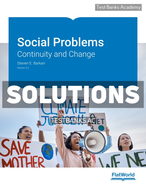 9798887944913-SOLUTIONS Social Problems v3 1st Barkan Solutions Manual